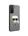 Wholesale Karl Lagerfeld KLHCS21FSAKHSL Samsung Galaxy S21 FE silver hardcase Saffiano Ikonik Karl`s Head - KLD805SLV - {ean13} - Hurt