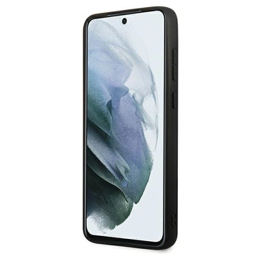 Etui Karl Lagerfeld KLHCS21FSAKHSL Samsung Galaxy S21 FE srebrny/silver hardcase Saffiano Ikonik Karl`s Head