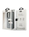 Wholesale Karl Lagerfeld KLHCS21FSAKHSL Samsung Galaxy S21 FE silver hardcase Saffiano Ikonik Karl`s Head - KLD805SLV - {ean13} - Hurt