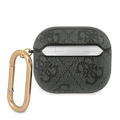 Etui Guess GUA34GSMK Apple AirPods 3 szary/grey 4G Script Metal Collection