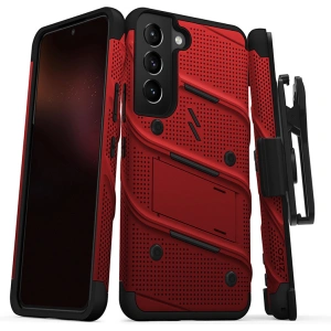 Hurtownia GSM - Etui ZIZO BOLT Series Samsung Galaxy S22 + sklo (červené) - ZIZ094RED - {ean13} - Hurt