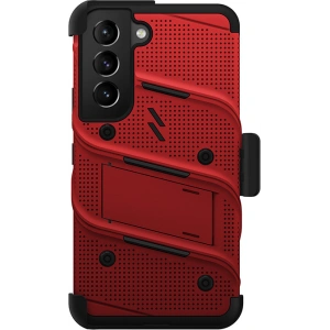 Hurtownia GSM - Etui ZIZO BOLT Series Samsung Galaxy S22 + sklo (červené) - ZIZ094RED - {ean13} - Hurt