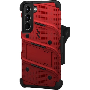 Wholesale ZIZO BOLT Bundle Samsung Galaxy S22 Case - Black & Red - ZIZ094RED - {ean13} - Hurt