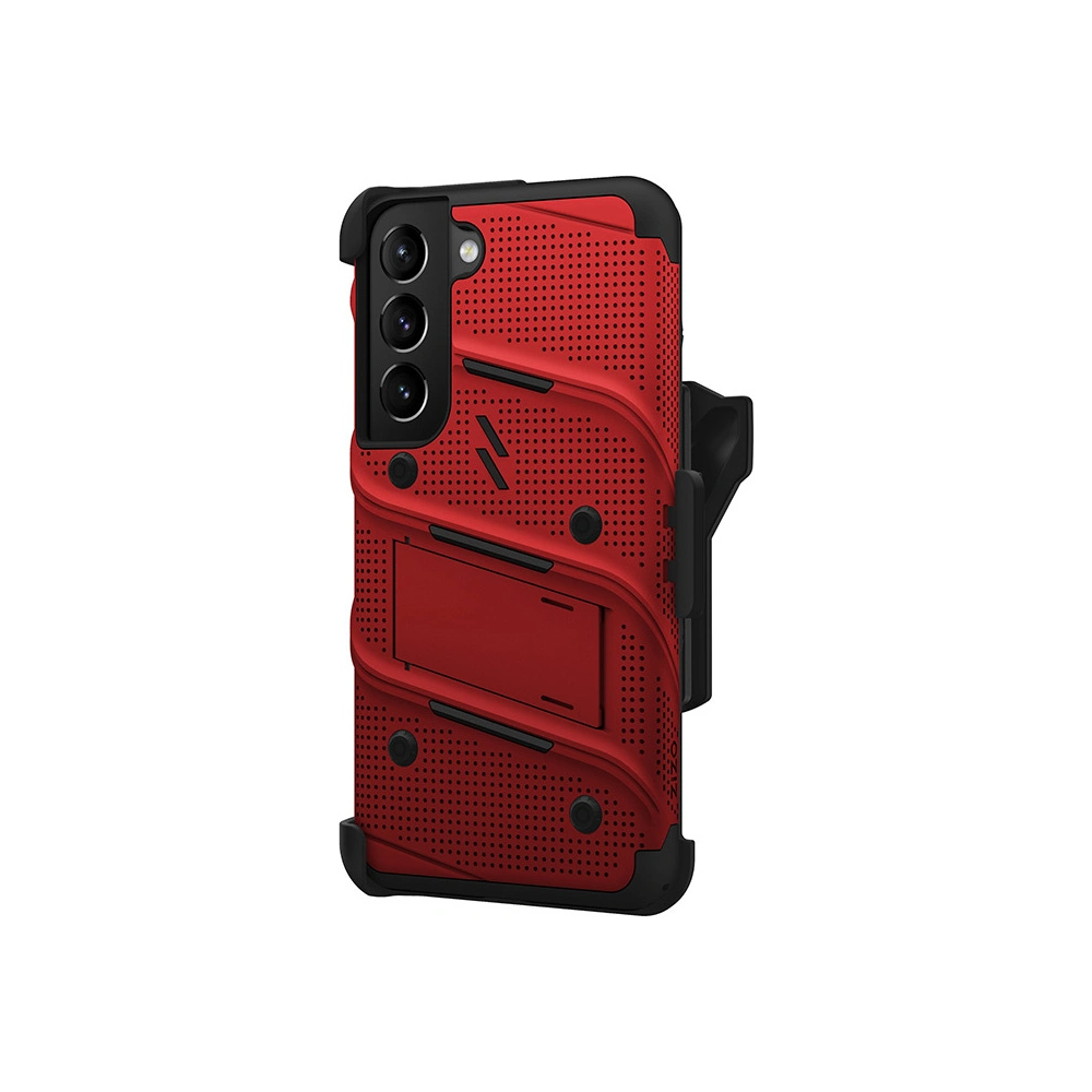 Hurtownia GSM - Etui ZIZO BOLT Series Samsung Galaxy S22 + sklo (červené) - ZIZ094RED - {ean13} - Hurt