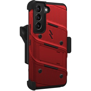 Wholesale ZIZO BOLT Bundle Samsung Galaxy S22 Case - Black & Red - ZIZ094RED - {ean13} - Hurt