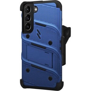 Wholesale ZIZO BOLT Bundle Samsung Galaxy S22 Case - Blue & Black - ZIZ095BLU - {ean13} - Hurt