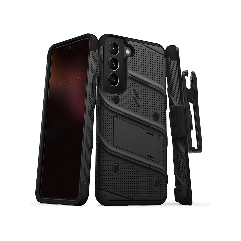 Hurtownia GSM - Etui ZIZO BOLT Series Samsung Galaxy S22 + sklo (černé) - ZIZ096BLK - {ean13} - Hurt
