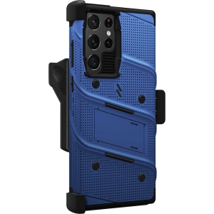 Hurtownia GSM - Etui ZIZO BOLT Series Samsung Galaxy S22 Ultra + sklo (modré) - ZIZ101BLU - {ean13} - Hurt