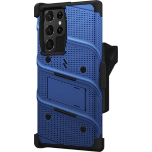 Wholesale ZIZO BOLT Bundle Samsung Galaxy S22 Ultra Case - Blue & Black - ZIZ101BLU - {ean13} - Hurt