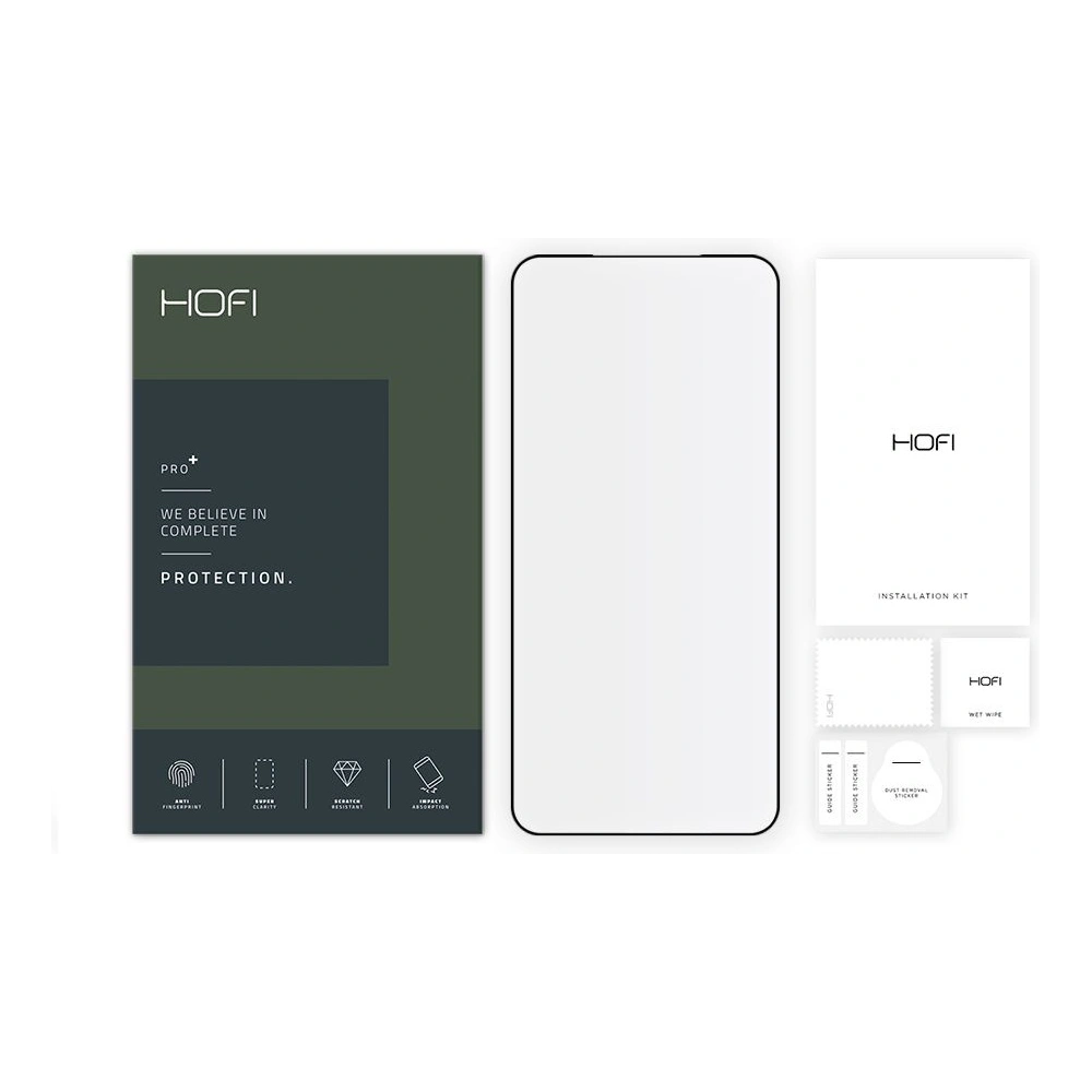 Hurtownia GSM - Tvrzené sklo Hofi Glass Pro+ Samsung Galaxy S22+ Plus černé - HOFI188BLK - {ean13} - Hurt
