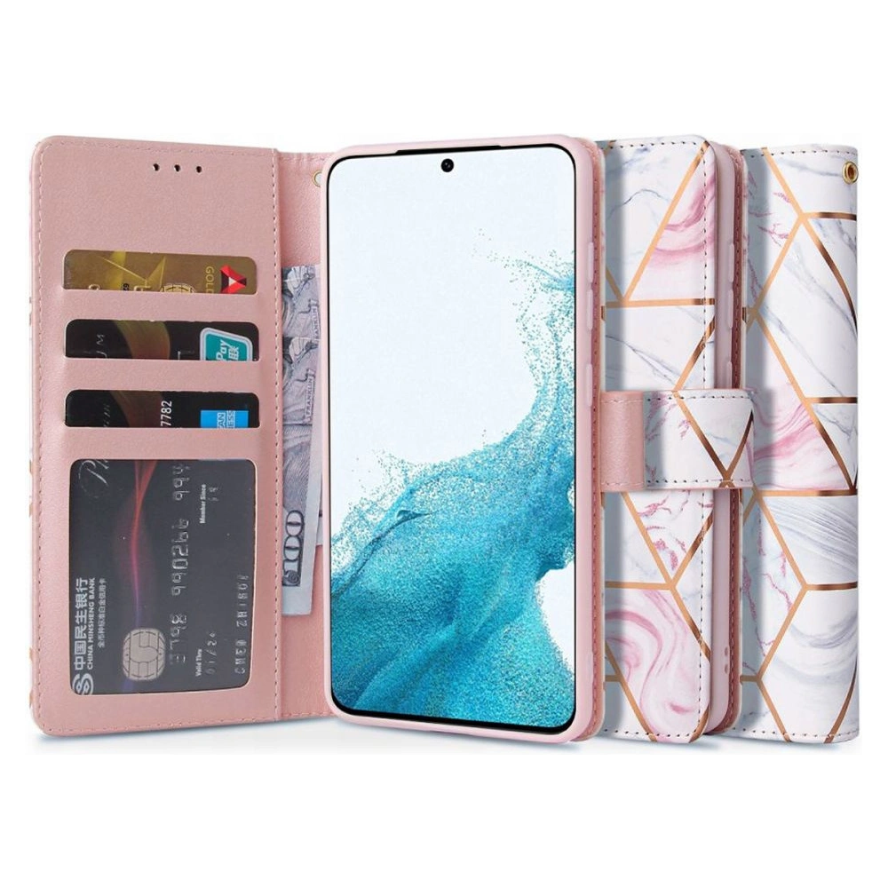 Hurtownia GSM - Etui Tech-Protect Wallet Samsung Galaxy S22 Mramor - THP846MRB - {ean13} - Hurt