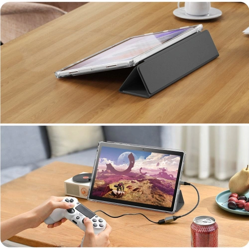 Etui Infiland Rugged Crystal Samsung Galaxy Tab A8 10.5 Space Grey