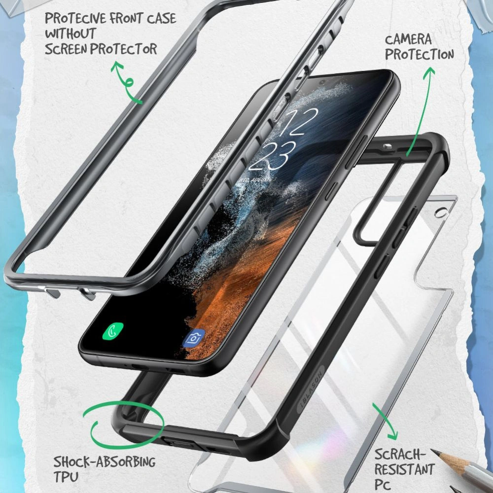 Hurtownia GSM - Etui Supcase IBLSN Ares Samsung Galaxy S22 Černé - SPC228BLK - {ean13} - Hurt