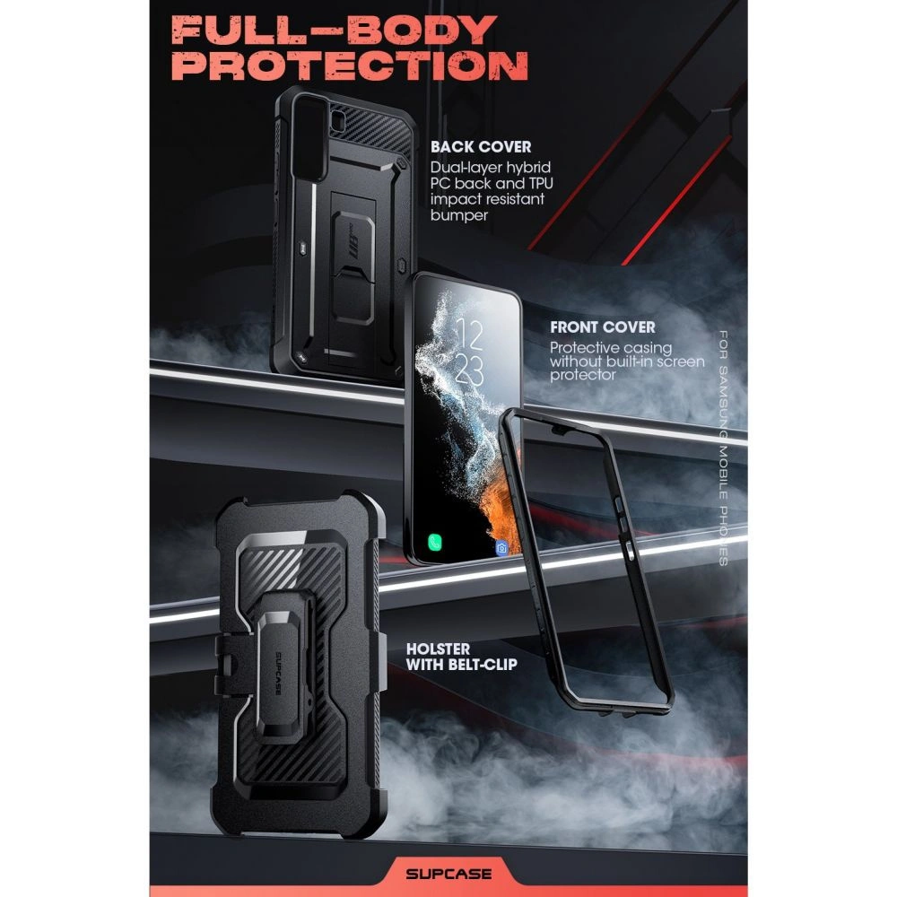 Hurtownia GSM - Etui Supcase Unicorn Beetle Pro Samsung Galaxy S22 černé - SPC230BLK - {ean13} - Hurt