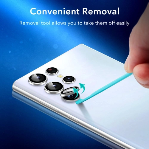 homescreen.pl - Szkło hartowane na aparat ESR Camera Lens Samsung Galaxy S22 Ultra Black