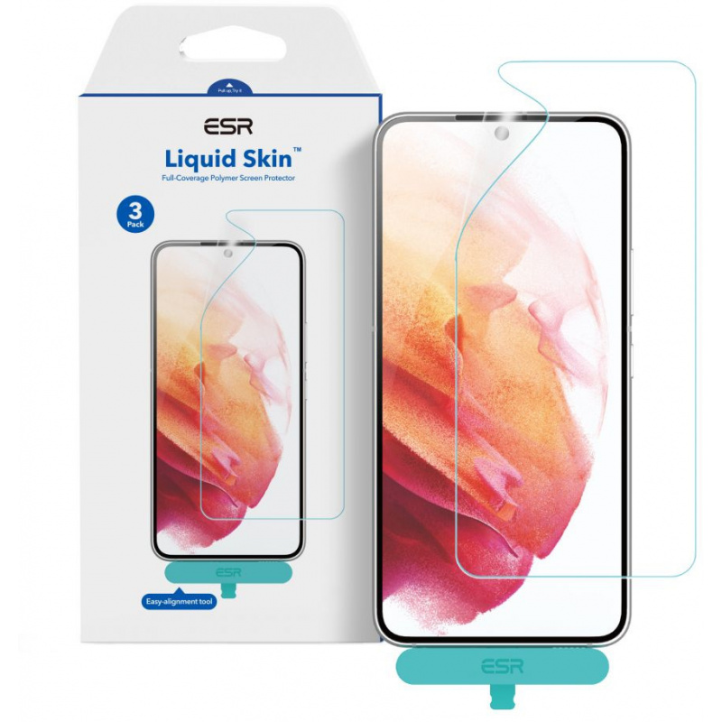 Hurtownia ESR - 4894240159446 - ESR470 - Folia ESR Liquid Skin Samsung Galaxy S22+ Plus [3 PACK] - B2B homescreen