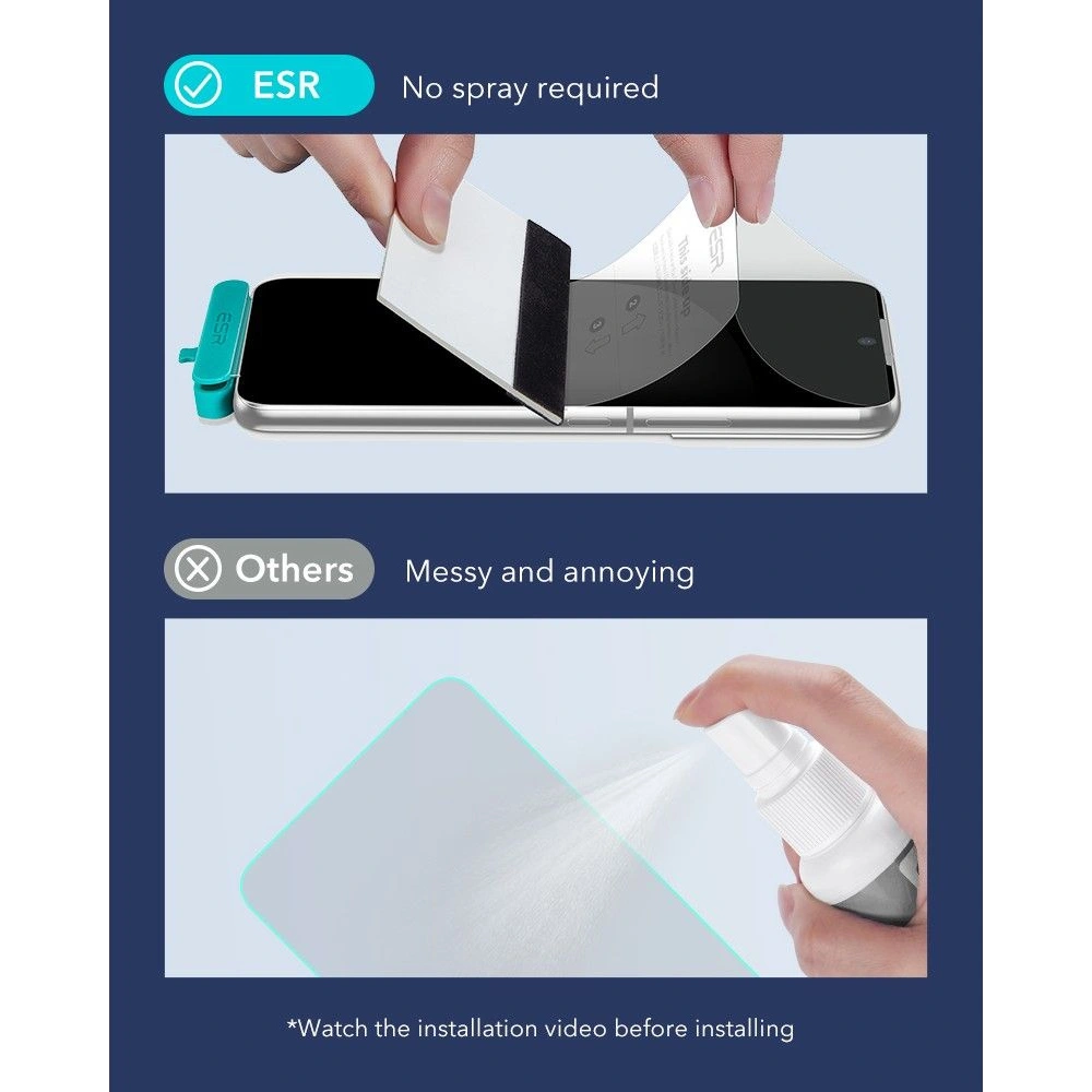 Hurtownia GSM - Fólie ESR Liquid Skin Samsung Galaxy S22+ Plus [3 PACK] - ESR470 - {ean13} - Hurt