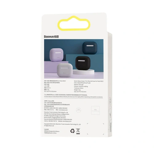 Etui Baseus Superthin Apple AirPods 3 (czarne)