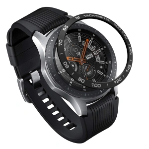 Nakládka na tachymetr Ringke Samsung Galaxy Gear S3/Watch 46mm hliníková černá GW-46-07