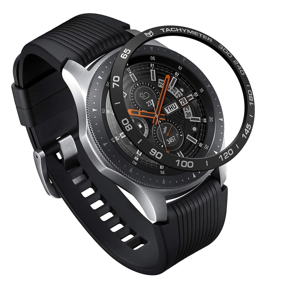 Hurtownia GSM - Nakládka na tachymetr Ringke Samsung Galaxy Gear S3/Watch 46mm hliníková černá GW-46-07 - RGK849ABLK - {ean13} - Hurt