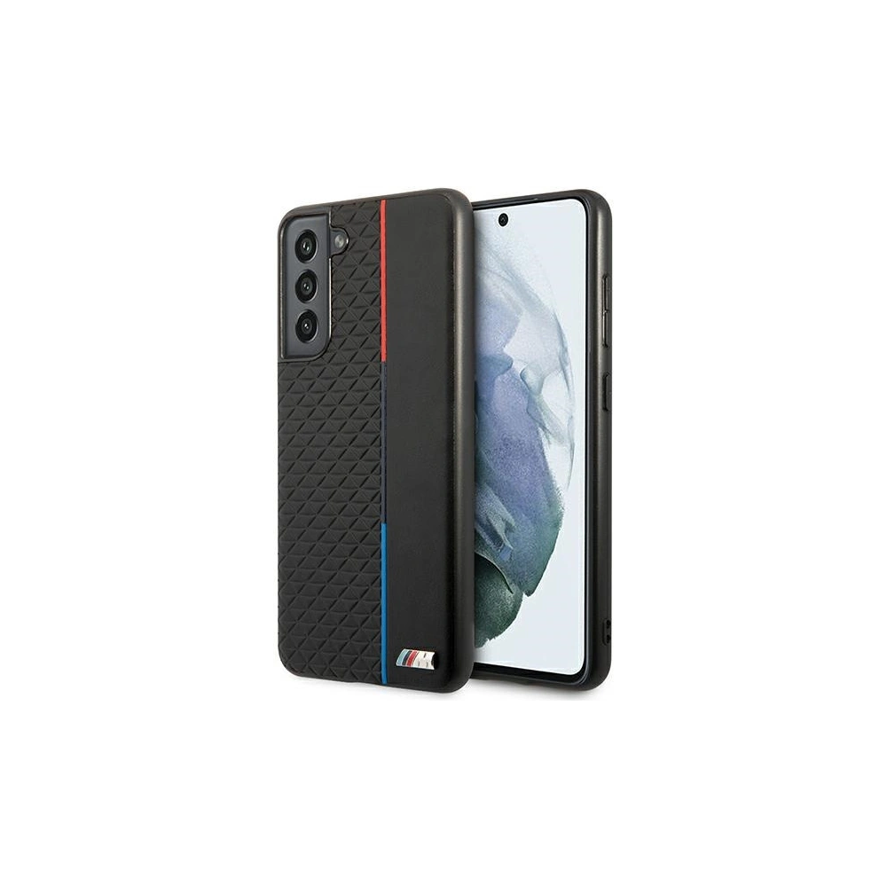 Hurtownia GSM - Etui BMW BMHCS21FETRTBK Samsung Galaxy S21 FE černý/black hardcase M Collection Triangles - BMW268BLK - {ean13} - Hurt