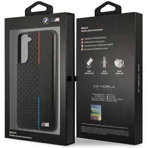 Hurtownia GSM - Etui BMW BMHCS21FETRTBK Samsung Galaxy S21 FE czarny/black hardcase M Collection Triangles - BMW268BLK - {ean13} - Hurt