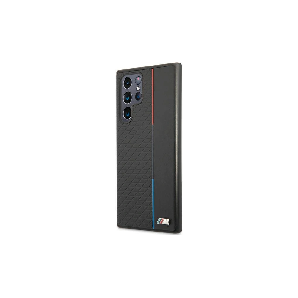 Hurtownia GSM - Etui BMW BMHCS22LTRTBK Samsung Galaxy S22 Ultra černý/black hardcase M Collection Triangles - BMW269BLK - {ean13} - Hurt