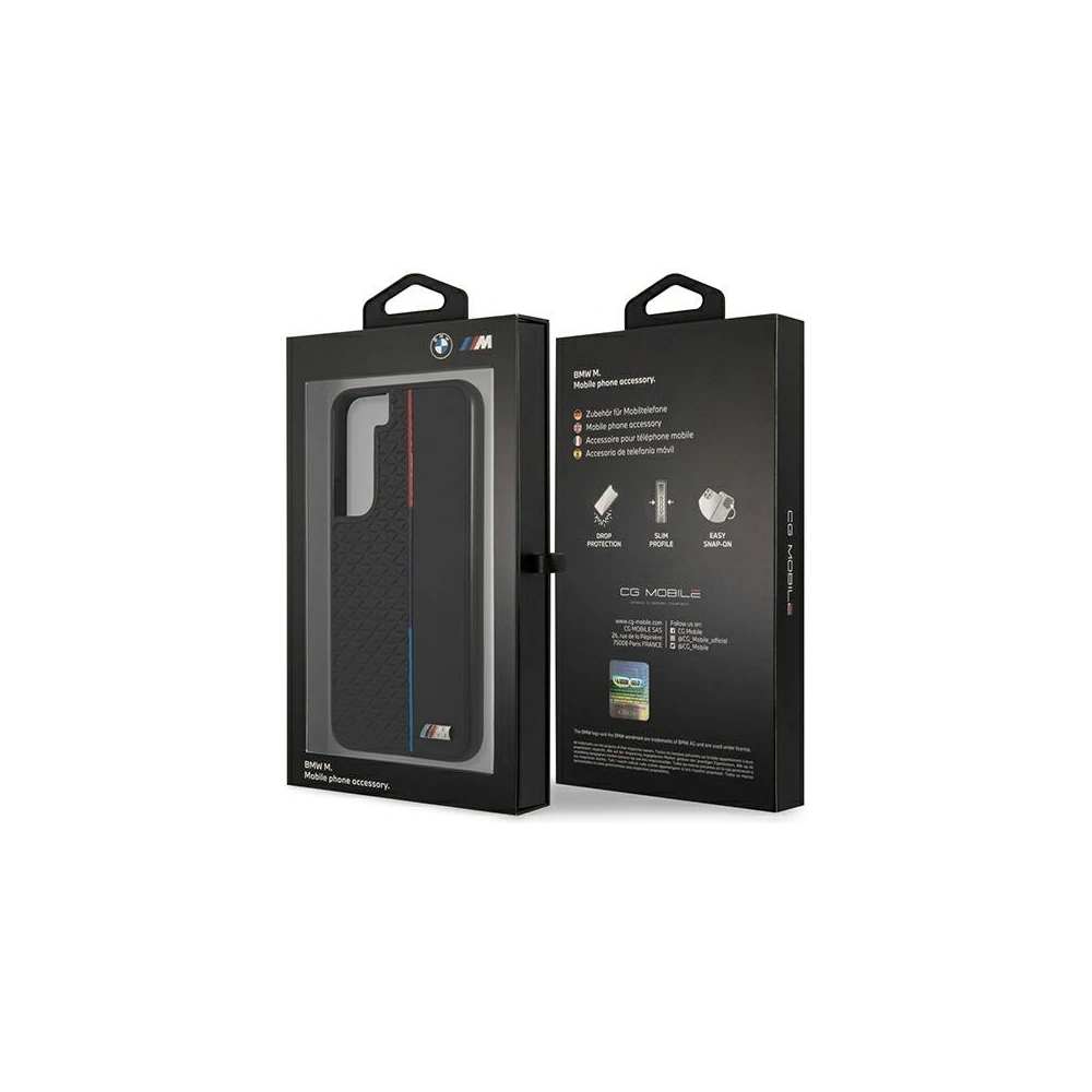 Hurtownia GSM - Etui BMW BMHCS22STRTBK Samsung Galaxy S22 černý/black hardcase M Collection Triangles - BMW270BLK - {ean13} - Hurt
