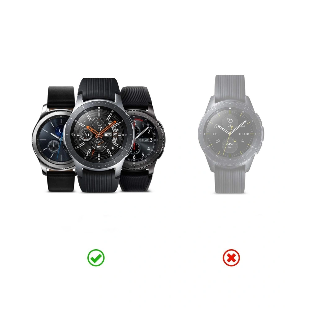 Hurtownia GSM - Nakládka na tachymetr Ringke Samsung Galaxy Gear S3/Watch 46mm hliníková černá GW-46-07 - RGK849ABLK - {ean13} - Hurt