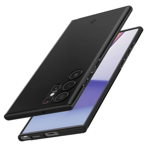 Hurtownia GSM - Etui Spigen Thin Fit Samsung Galaxy S22 Ultra černé - SPN2082BLK - {ean13} - Hurt