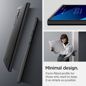 Hurtownia GSM - Etui Spigen Thin Fit Samsung Galaxy S22 Ultra černé - SPN2082BLK - {ean13} - Hurt