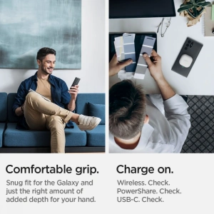 Hurtownia GSM - Etui Spigen Thin Fit Samsung Galaxy S22 Ultra černé - SPN2082BLK - {ean13} - Hurt