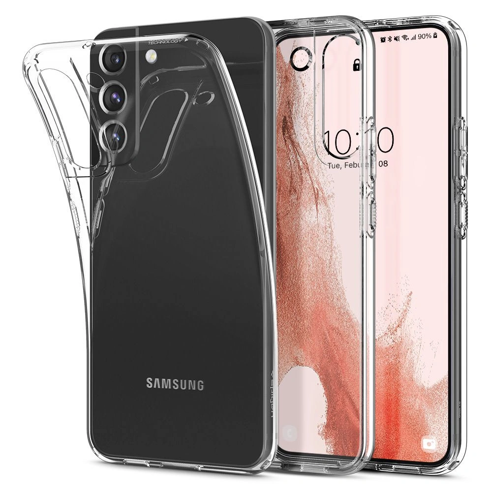 Hurtownia GSM - Etui Spigen Liquid Crystal Samsung Galaxy S22 Crystal Clear - SPN2083CL - {ean13} - Hurt
