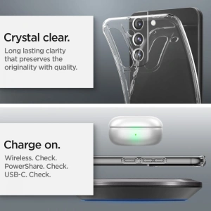 homescreen.pl - Etui Spigen Liquid Crystal Samsung Galaxy S22 Crystal Clear