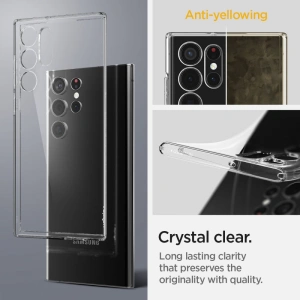 Hurtownia GSM - Etui Spigen Liquid Crystal Samsung Galaxy S22 Ultra Crystal Clear - SPN2085CL - {ean13} - Hurt