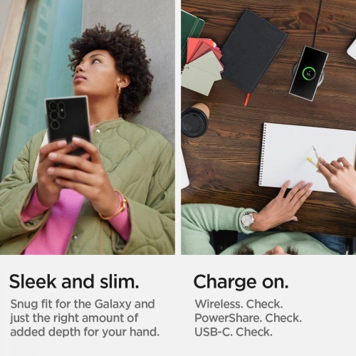 homescreen.pl - Etui Spigen Liquid Crystal Samsung Galaxy S22 Ultra Crystal Clear