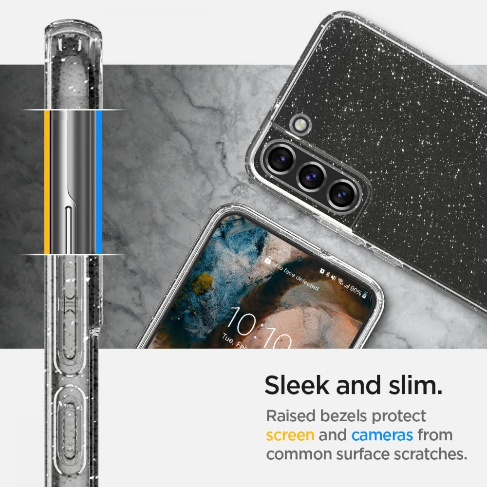 Hurtownia GSM - Etui Spigen Liquid Crystal Samsung Galaxy S22 Glitter Crystal - SPN2086GLT - {ean13} - Hurt