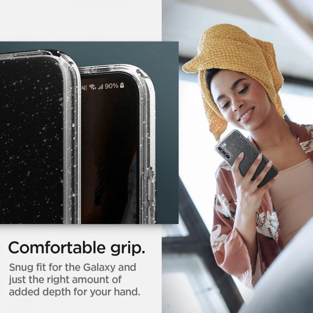 Hurtownia GSM - Etui Spigen Liquid Crystal Samsung Galaxy S22 Glitter Crystal - SPN2086GLT - {ean13} - Hurt
