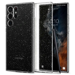 homescreen.pl - Etui Spigen Liquid Crystal Samsung Galaxy S22 Ultra Glitter Crystal