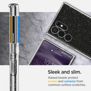 homescreen.pl - Etui Spigen Liquid Crystal Samsung Galaxy S22 Ultra Glitter Crystal