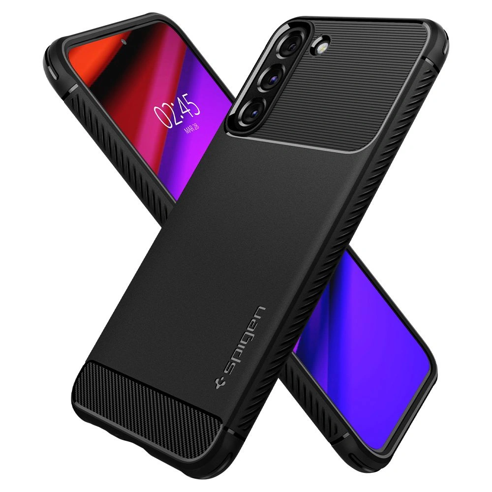 Hurtownia GSM - Etui Spigen Rugged Armor Samsung Galaxy S22 Matná Černá - SPN2088BLK - {ean13} - Hurt