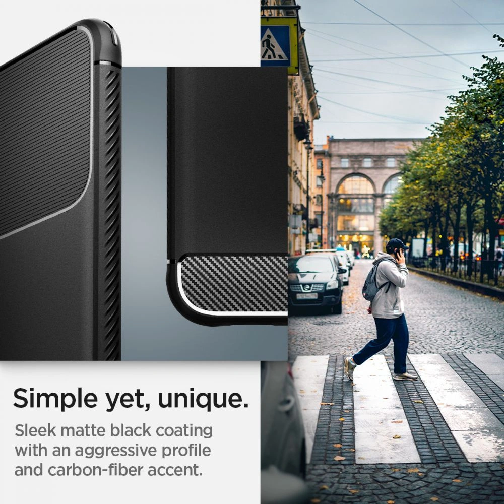 Hurtownia GSM - Etui Spigen Rugged Armor Samsung Galaxy S22 Matná Černá - SPN2088BLK - {ean13} - Hurt