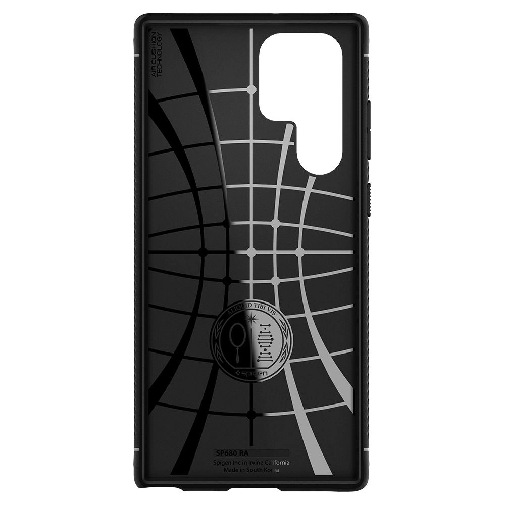 Hurtownia GSM - Etui Spigen Rugged Armor Samsung Galaxy S22 Ultra Matná černá - SPN2090BLK - {ean13} - Hurt