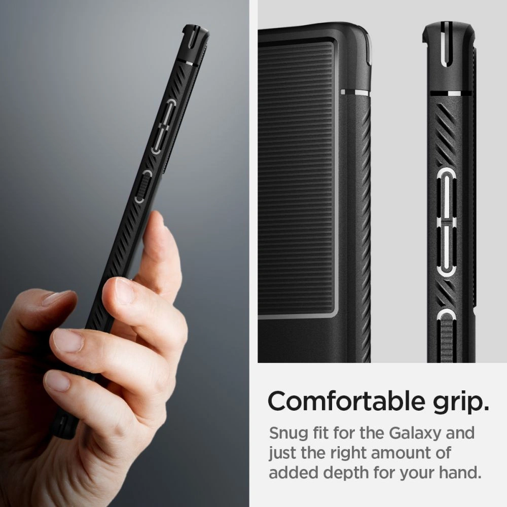 Hurtownia GSM - Etui Spigen Rugged Armor Samsung Galaxy S22 Ultra Matná černá - SPN2090BLK - {ean13} - Hurt
