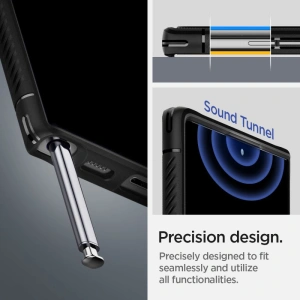 homescreen.pl - Etui Spigen Rugged Armor Samsung Galaxy S22 Ultra Matte Black
