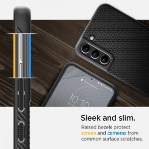 Hurtownia GSM - Etui Spigen Liquid Air Samsung Galaxy S22 Matte Black - SPN2091BLK - {ean13} - Hurt