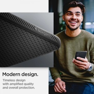 Hurtownia GSM - Etui Spigen Liquid Air Samsung Galaxy S22 Matte Black - SPN2091BLK - {ean13} - Hurt