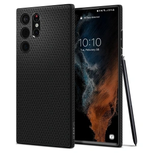 Hurtownia GSM - Etui Spigen Liquid Air Samsung Galaxy S22 Ultra Matná černá - SPN2093BLK - {ean13} - Hurt