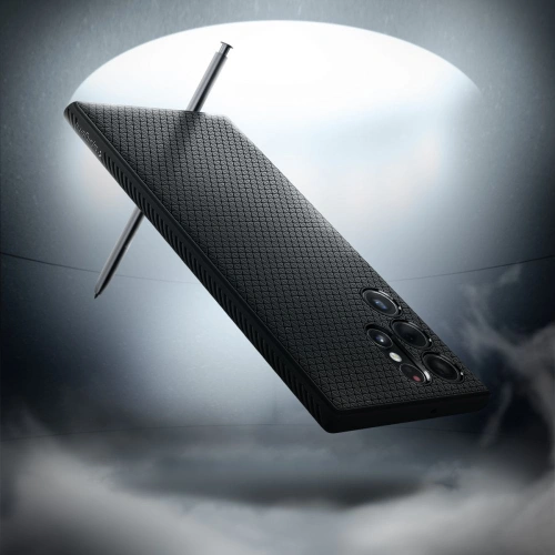 homescreen.pl - Etui Spigen Liquid Air Samsung Galaxy S22 Ultra Matte Black