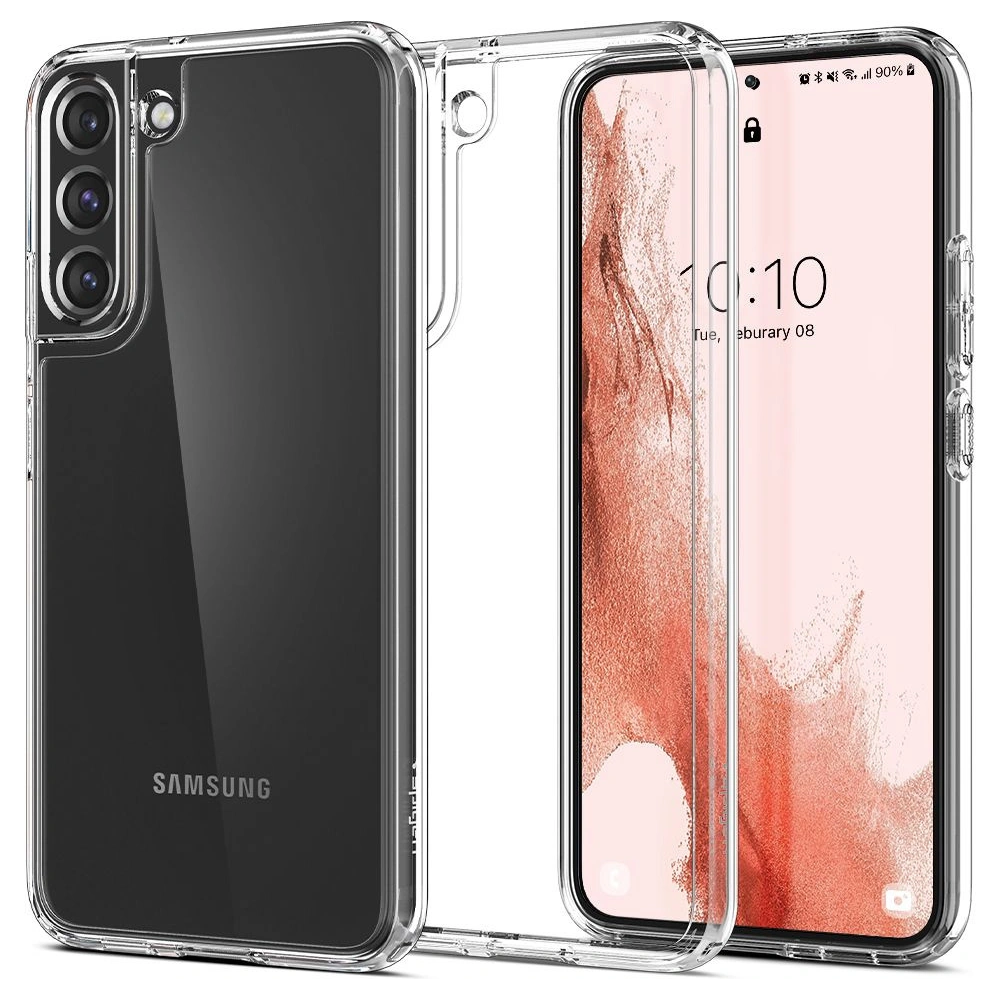Hurtownia GSM - Etui Spigen Ultra Hybrid Samsung Galaxy S22 Crystal Clear - SPN2094CL - {ean13} - Hurt